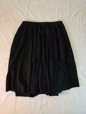 Trina Turk Pleated A-Line Skirt Women’s Size 6 Black